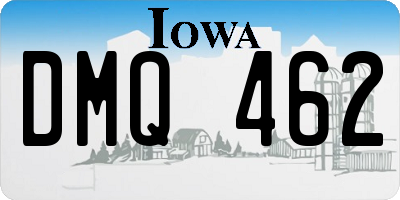 IA license plate DMQ462