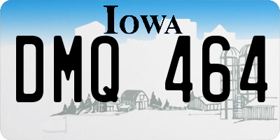 IA license plate DMQ464