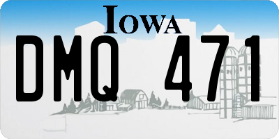 IA license plate DMQ471