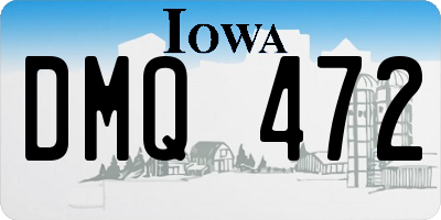 IA license plate DMQ472