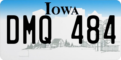 IA license plate DMQ484