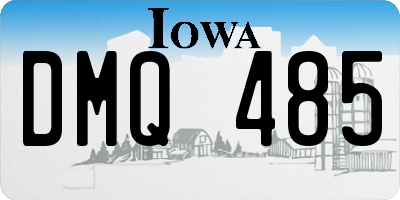 IA license plate DMQ485