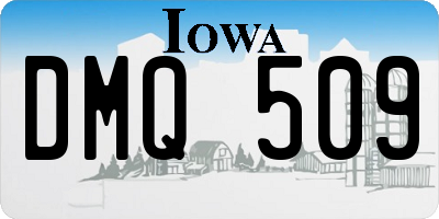 IA license plate DMQ509