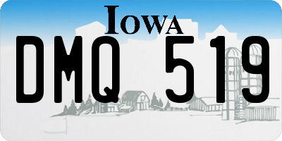 IA license plate DMQ519