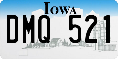 IA license plate DMQ521