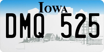 IA license plate DMQ525