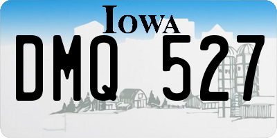 IA license plate DMQ527
