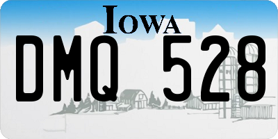 IA license plate DMQ528