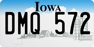 IA license plate DMQ572
