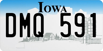 IA license plate DMQ591