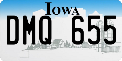 IA license plate DMQ655