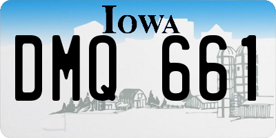 IA license plate DMQ661