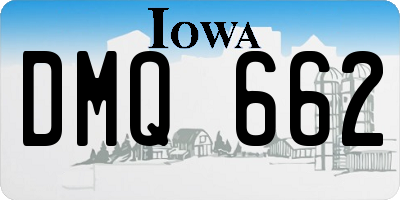 IA license plate DMQ662