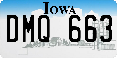 IA license plate DMQ663