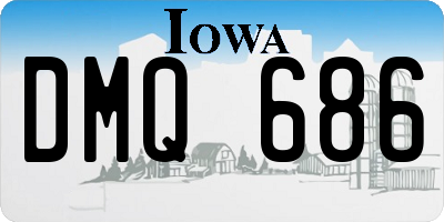 IA license plate DMQ686