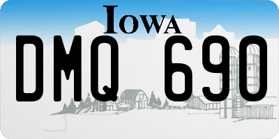 IA license plate DMQ690
