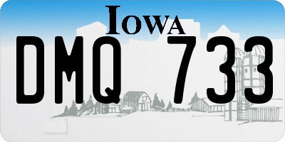IA license plate DMQ733