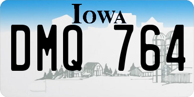 IA license plate DMQ764