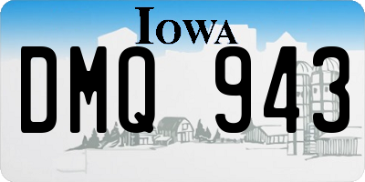 IA license plate DMQ943