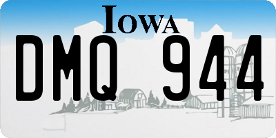 IA license plate DMQ944