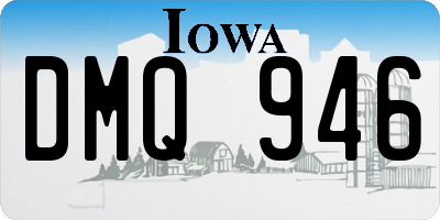 IA license plate DMQ946