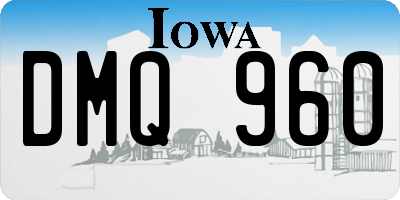 IA license plate DMQ960