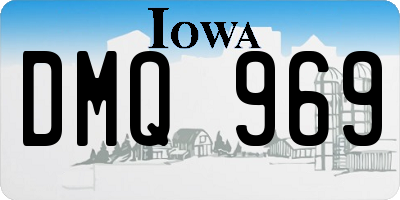 IA license plate DMQ969