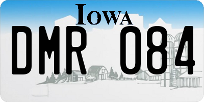 IA license plate DMR084