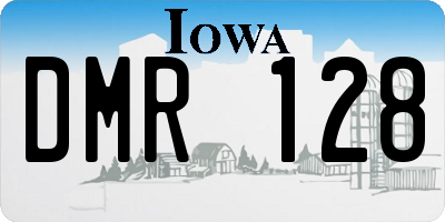 IA license plate DMR128