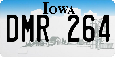 IA license plate DMR264