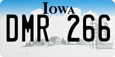 IA license plate DMR266