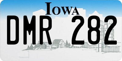 IA license plate DMR282