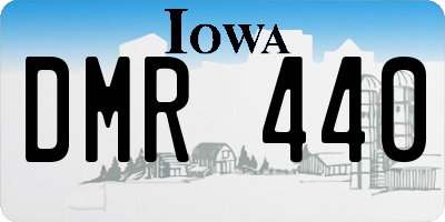 IA license plate DMR440
