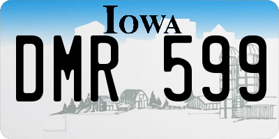 IA license plate DMR599