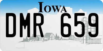 IA license plate DMR659