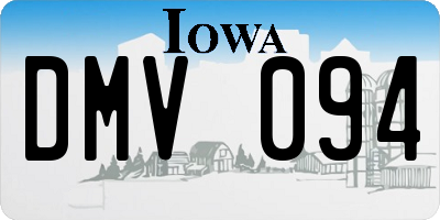 IA license plate DMV094