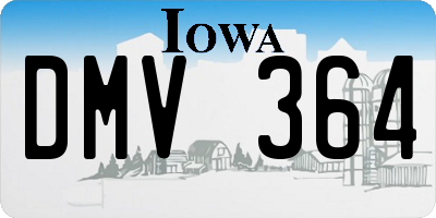 IA license plate DMV364