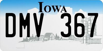 IA license plate DMV367