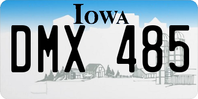 IA license plate DMX485