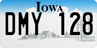 IA license plate DMY128
