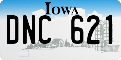 IA license plate DNC621
