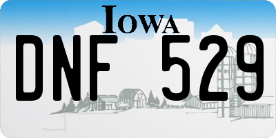 IA license plate DNF529