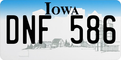 IA license plate DNF586