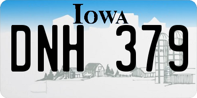 IA license plate DNH379