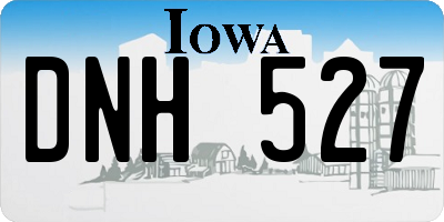 IA license plate DNH527