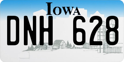 IA license plate DNH628