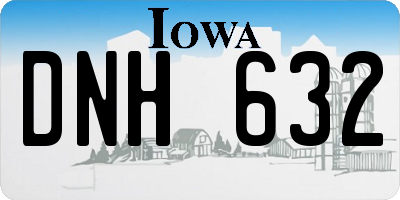 IA license plate DNH632