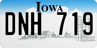 IA license plate DNH719