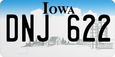 IA license plate DNJ622