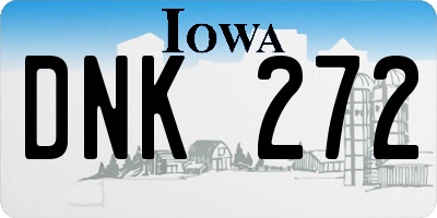 IA license plate DNK272